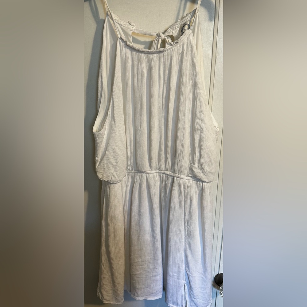 BLUE RAIN DRESS NWOT